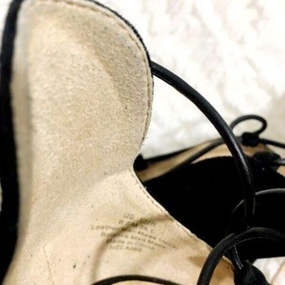 Sam Eldeman Helaine Lace Up Heels Size  8.5 - Picture 7 of 9
